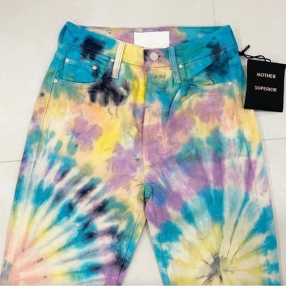 Mother Superior The Tripper Tie Dye High Rise Jeans - Picture 12 of 13
